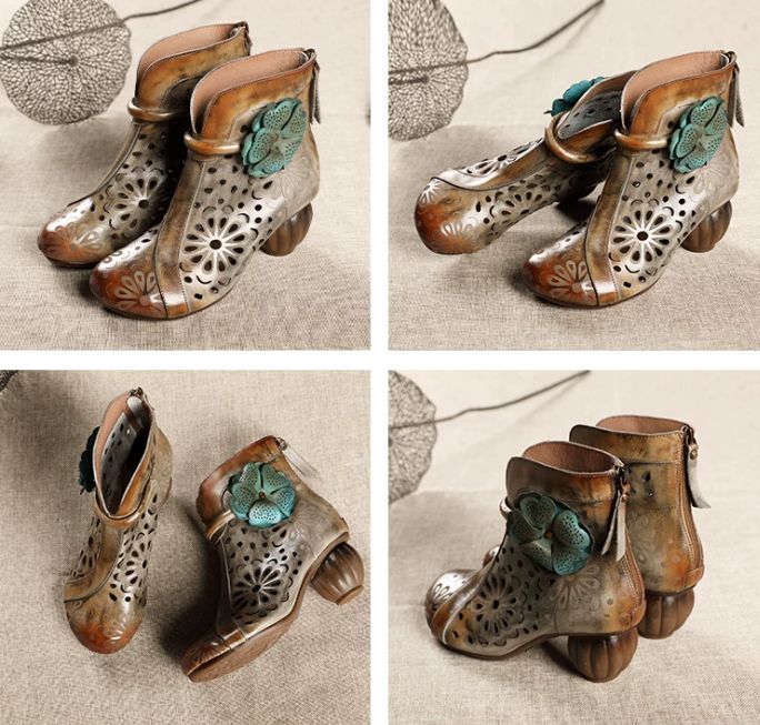 Handmade Leather Boots for Women
