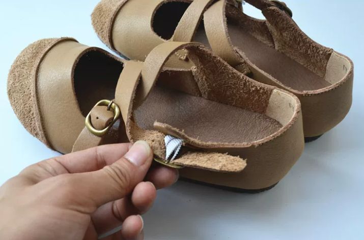 Handmade Cross-buckle Leather Flat Shoes, Retro and Artistic Soft-Soled Shoes Women's Shoes