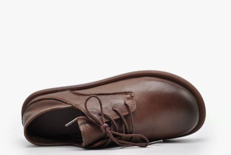 Leather Women's British Flat Shoes Suitable For Two Pairs of Casual shoes Comfortable and Versatile Loafers New Style
