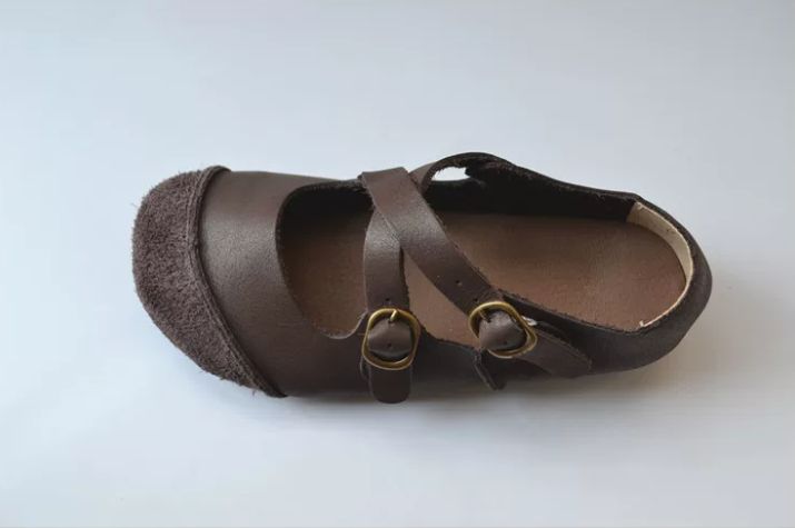 Handmade Cross-buckle Leather Flat Shoes, Retro and Artistic Soft-Soled Shoes Women's Shoes