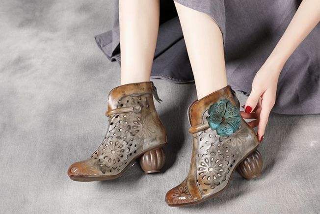 Handmade Leather Boots for Women