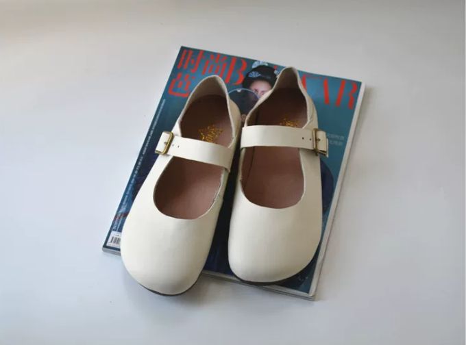 Leather Retro and Elegant Women's Mary Jane Shoes