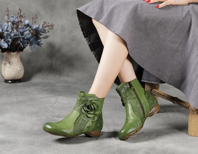 Handmade Leather Boots for Women