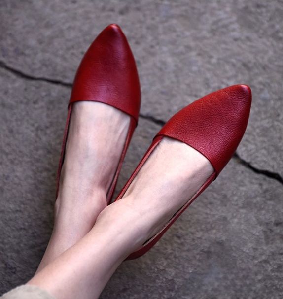 Handmade Leather Shoes For Women Crafted with Quality Full Grain Leather Designed for Everyday Wear