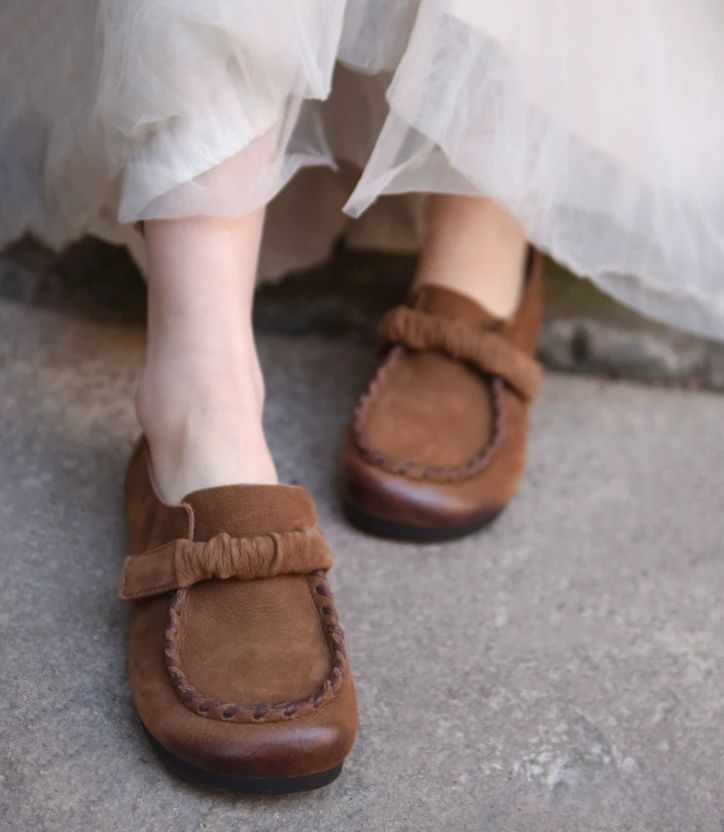 Handmade Leather Loafers fro Women Casual & Elegant