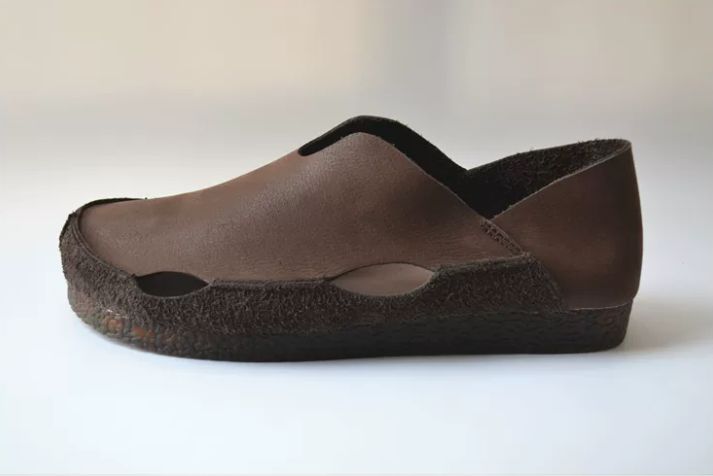 Handmade Leather Flat Shoes Retro Hollowed-Out Casual Leather Shoes