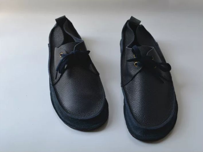 Handmade Leather Flat Shoes for Men