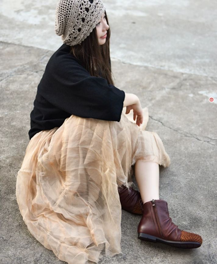 Handmade Leather Boots For Women Comfort for All-Day Wear
