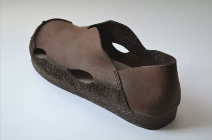 Handmade Leather Flat Shoes Retro Hollowed-Out Casual Leather Shoes