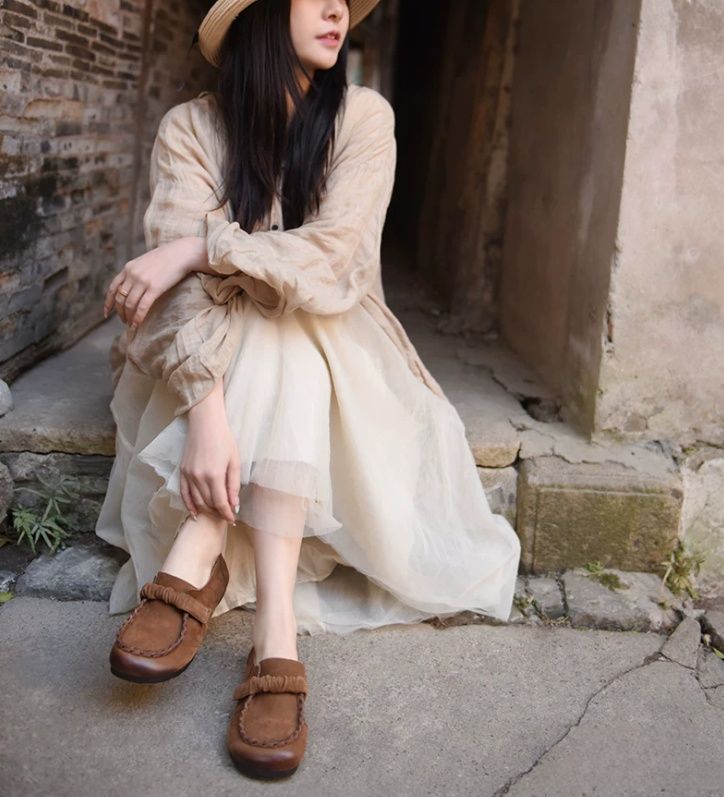 Handmade Leather Loafers fro Women Casual & Elegant