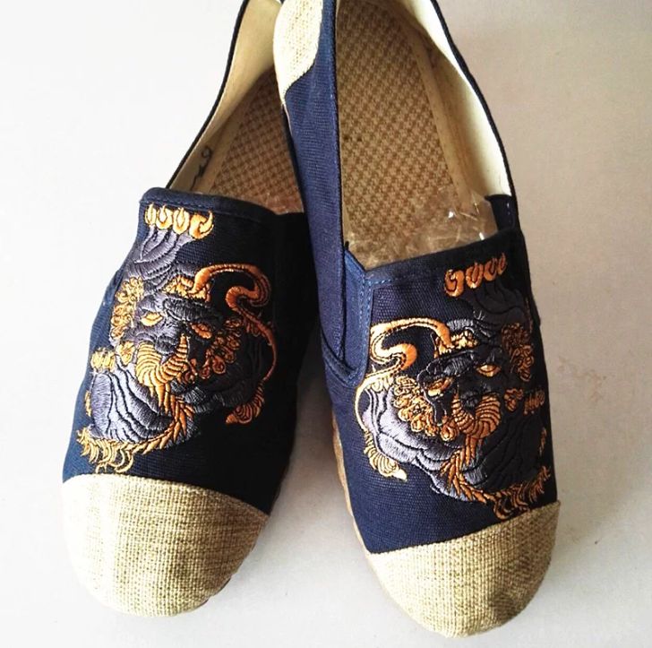 Spring and Summer Cotton and Linen Embroidered Breathable Canvas Shoes, Linen Casual Shoes Men's Shoes