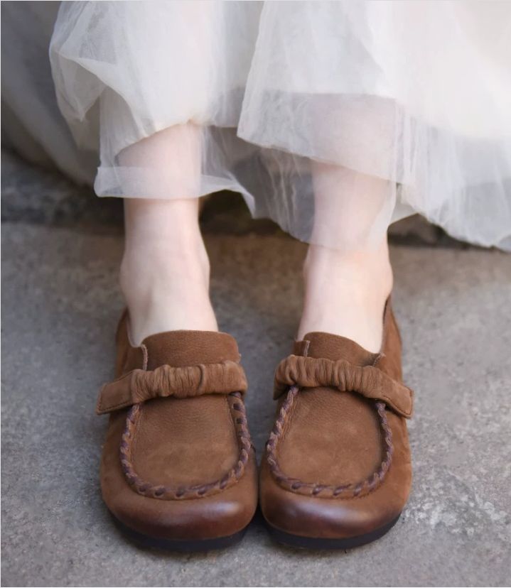Handmade Leather Loafers fro Women Casual & Elegant