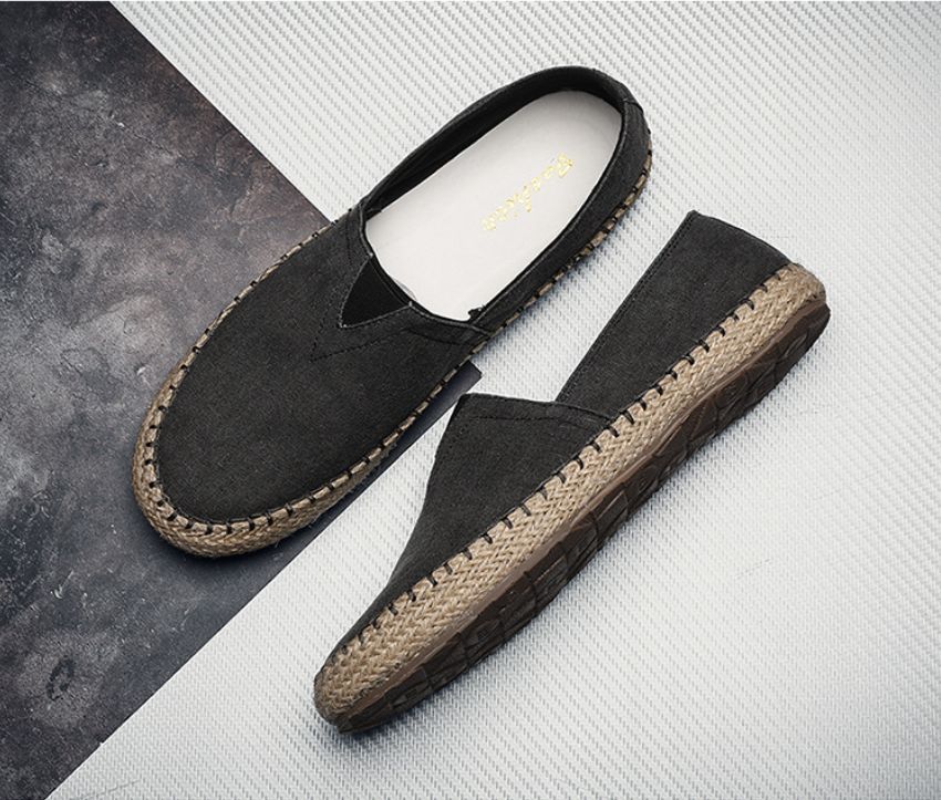 Summer Breathable Men's Casual Linen Shoes Old Beijing Style Men's shoes