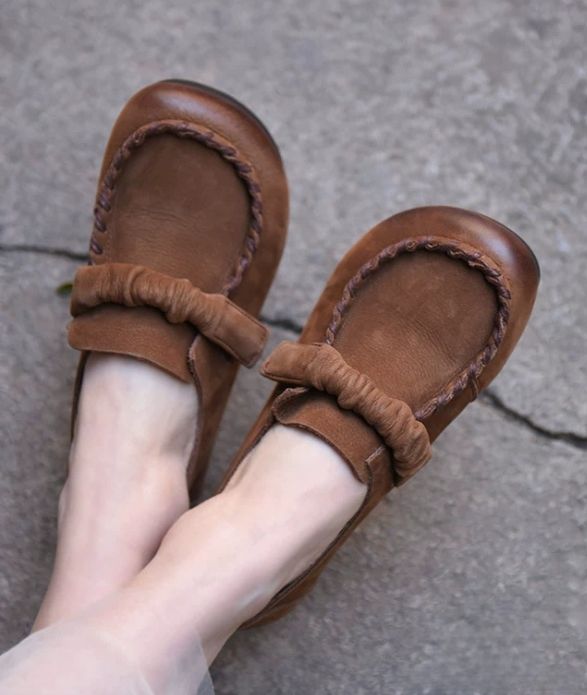 Handmade Leather Loafers fro Women Casual & Elegant