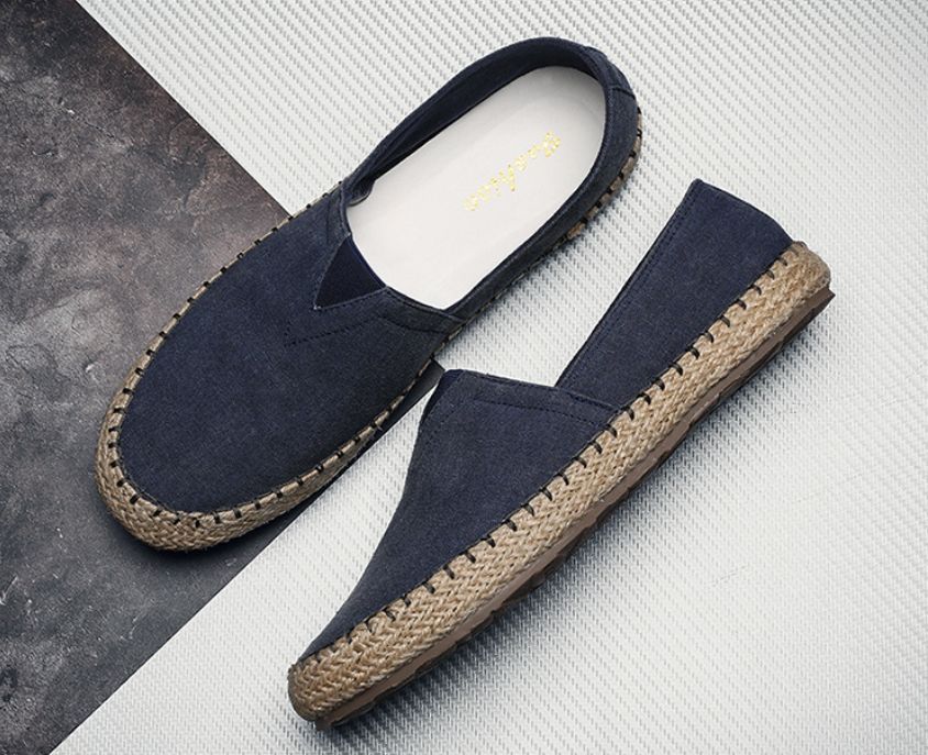 Summer Breathable Men's Casual Linen Shoes Old Beijing Style Men's shoes