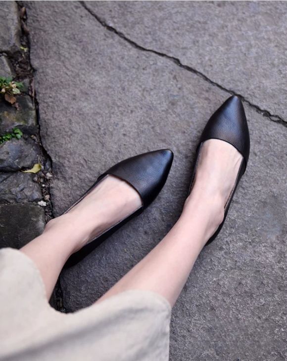 Handmade Leather Shoes For Women Crafted with Quality Full Grain Leather Designed for Everyday Wear
