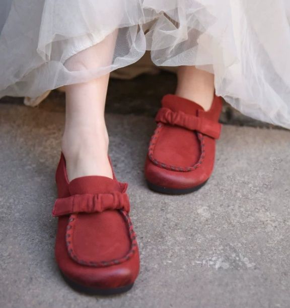 Handmade Leather Loafers fro Women Casual & Elegant