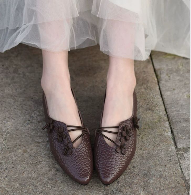 Handmade Leather Shoes For Women Comfort for All-Day Wear