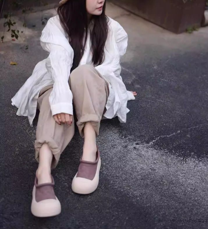 High-Top Sports Shoes for Women, Casual Sneakers, Versatile Big-Head Cute Shoes