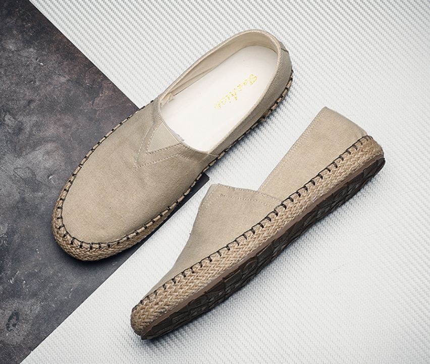 Summer Breathable Men's Casual Linen Shoes Old Beijing Style Men's shoes