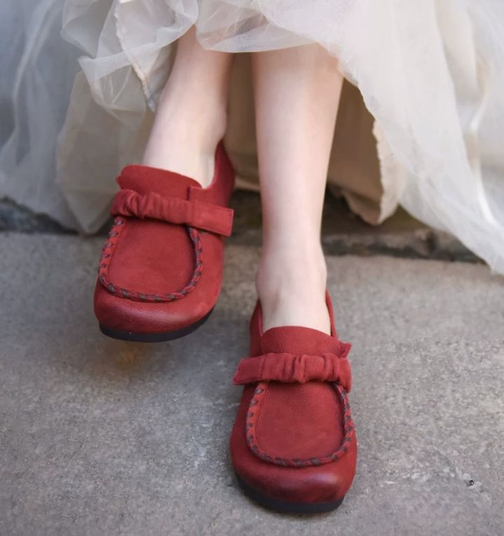 Handmade Leather Loafers fro Women Casual & Elegant