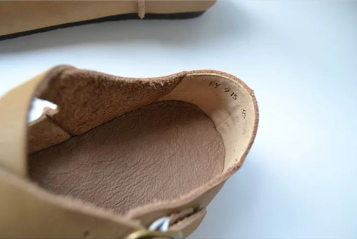 Handmade Cross-buckle Leather Flat Shoes, Retro and Artistic Soft-Soled Shoes Women's Shoes