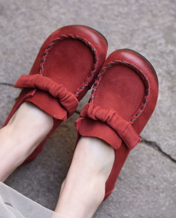 Handmade Leather Loafers fro Women Casual & Elegant
