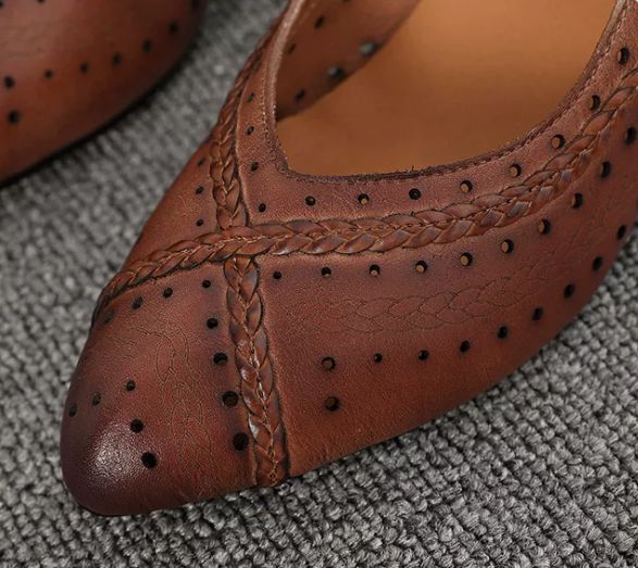 Hnadmade Vintage Leather Sandals For Women