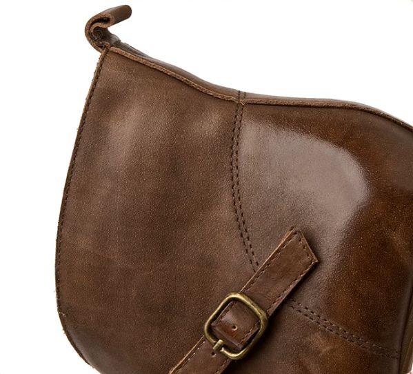 Handmade Leather Boots for Women in Brown
