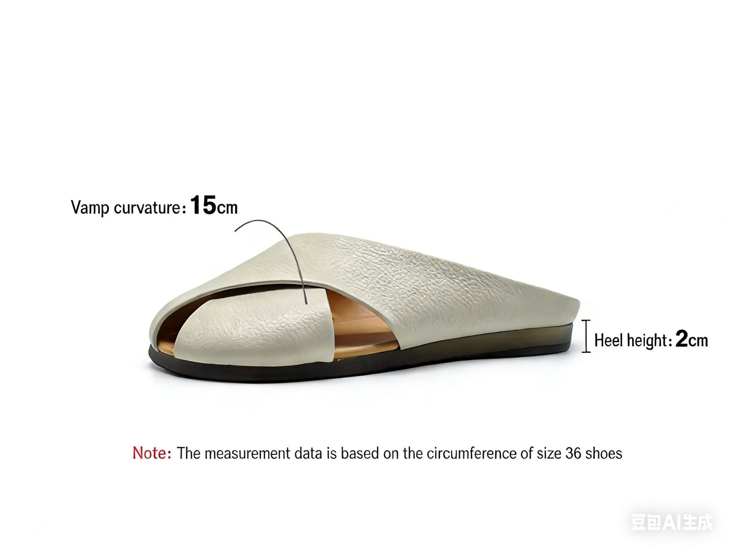 Handmade Leather Slippers for Women Flat-bottomed, Casual, Versatile, Soft-Soled, Fish-Toe Style Flip-Flop, Suitable for Outerwear