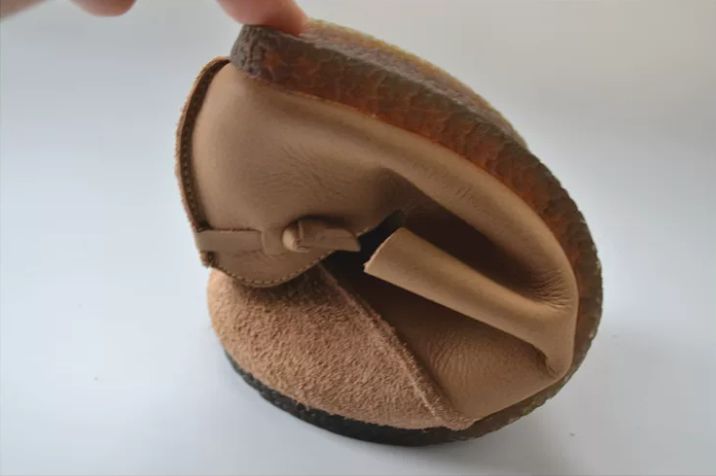 Handmade Leather Soft Flat Shoes For Women Retro Design