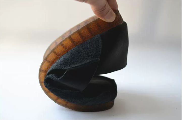 Handmade Leather Flat Shoes Retro Hollowed-Out Casual Leather Shoes
