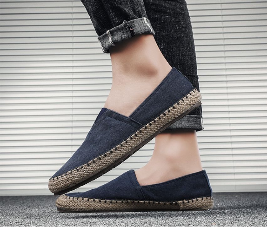 Summer Breathable Men's Casual Linen Shoes Old Beijing Style Men's shoes