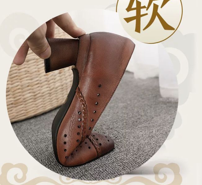 Hnadmade Vintage Leather Sandals For Women