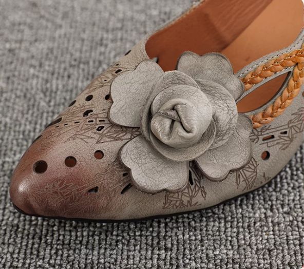 Handmade Leather High-heeled shoes for Women