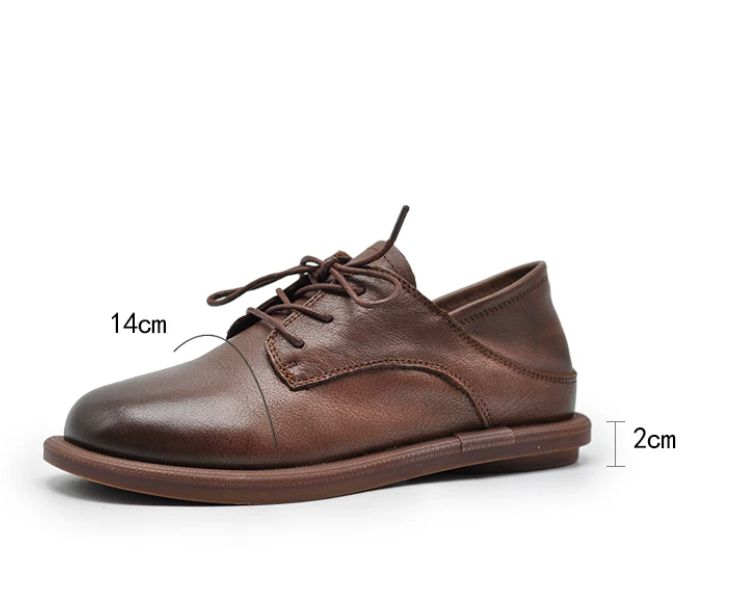 Leather Women's British Flat Shoes Suitable For Two Pairs of Casual shoes Comfortable and Versatile Loafers New Style