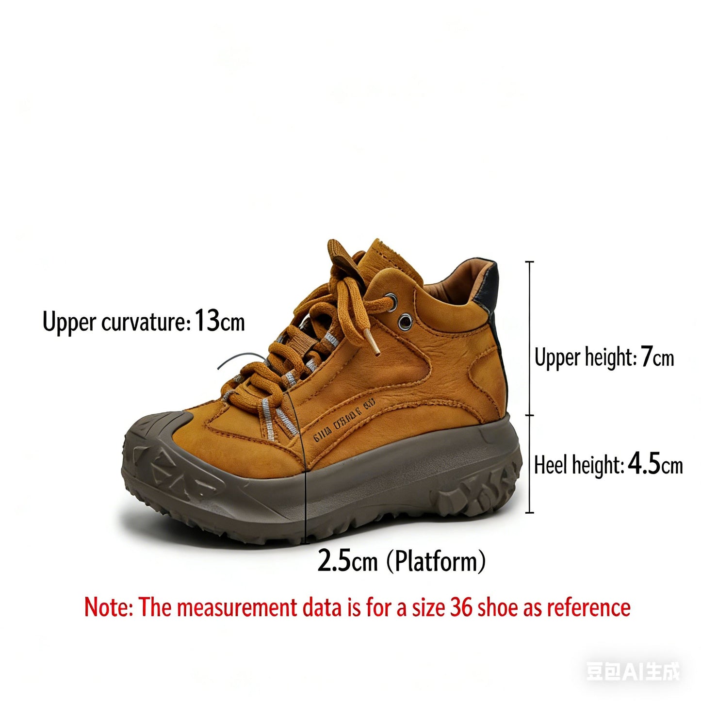 Retro Casual Thick-soled Hiking and Climbing Shoes, Casual Sports Ankle Boots