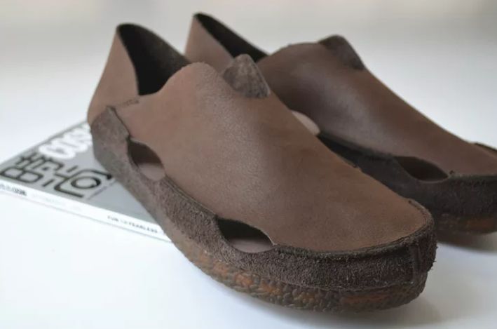 Handmade Leather Flat Shoes Retro Hollowed-Out Casual Leather Shoes