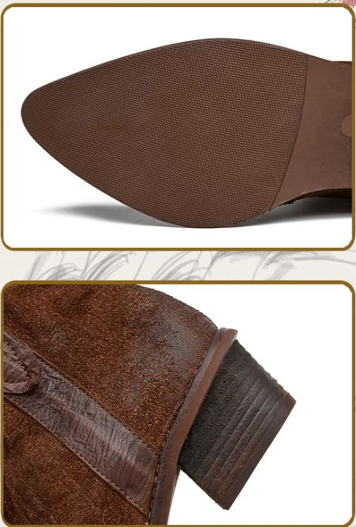Handmade Leather Boots for Women in Brown