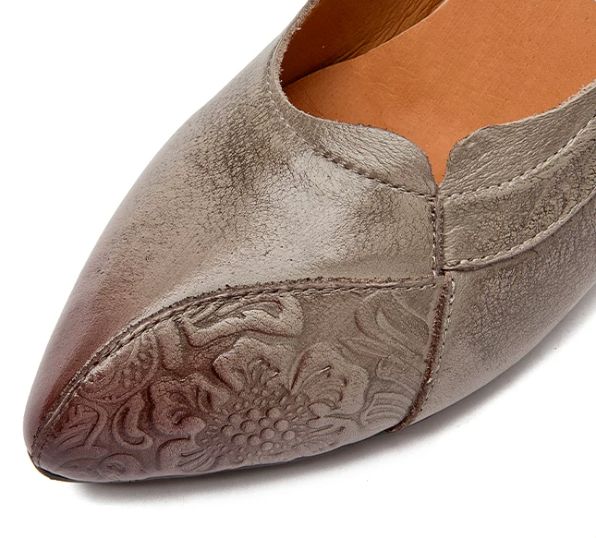Handmade Leather High-heeled shoes for Women
