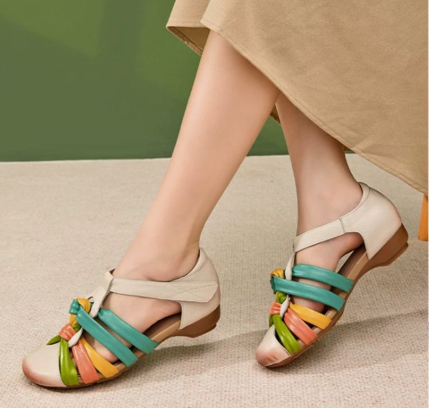 2026 Summer New Style Leather Sandals for Women