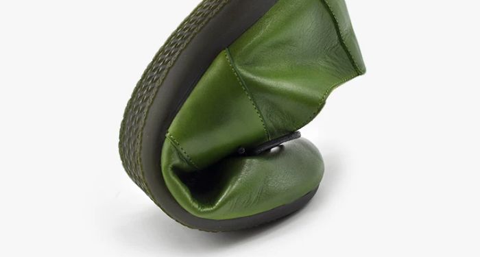 Handmade Vintage Leather Flat Shoes for Women