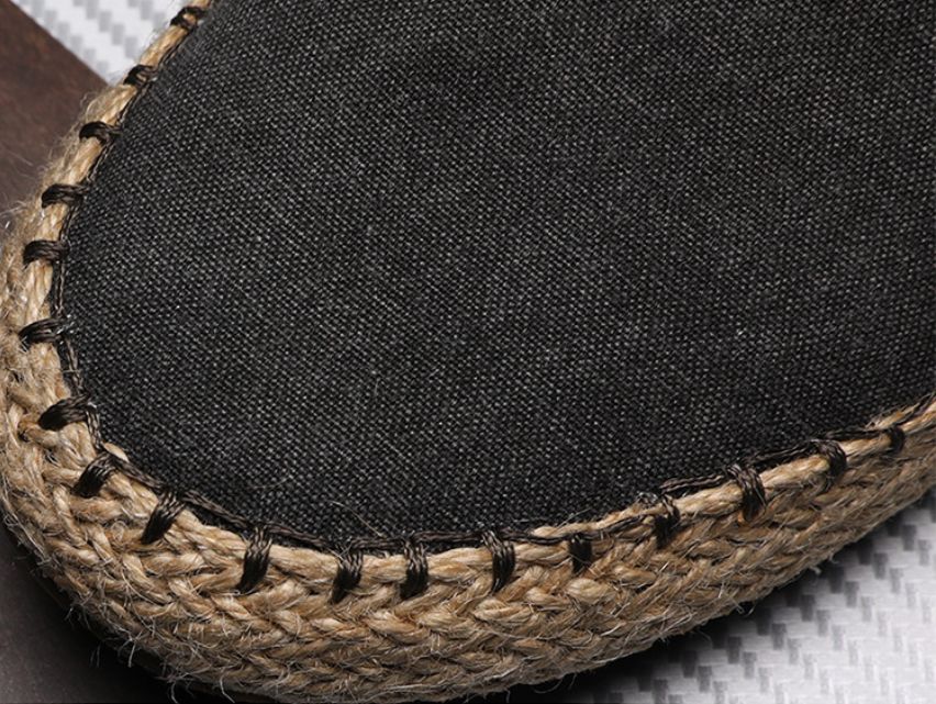 Summer Breathable Men's Casual Linen Shoes Old Beijing Style Men's shoes