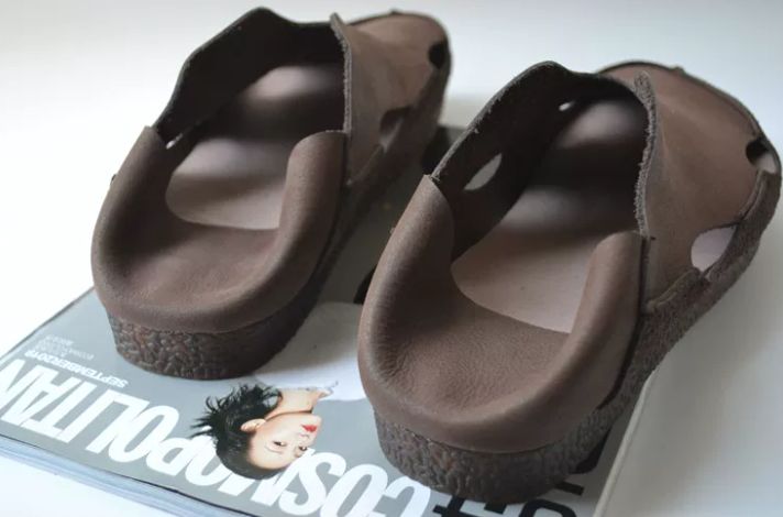 Handmade Leather Flat Shoes Retro Hollowed-Out Casual Leather Shoes
