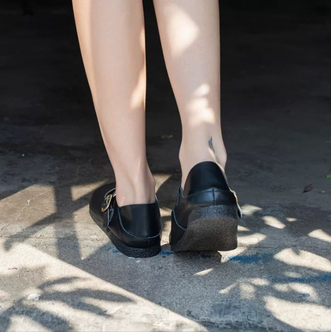 Leather Retro and Elegant Women's Mary Jane Shoes