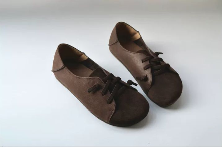 Handmade Leather Flat Shoes for Women
