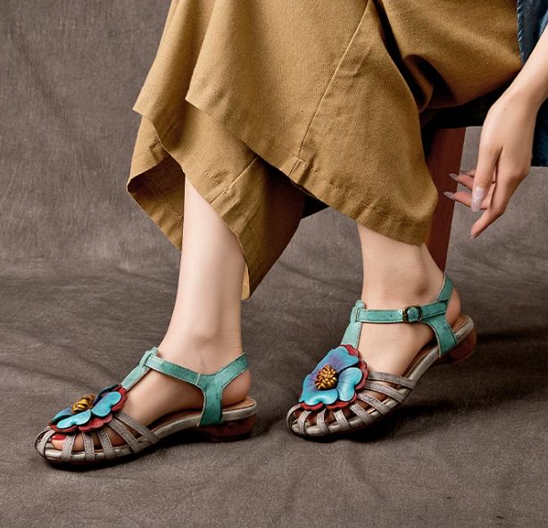 2026 Summer New Style Leather Sandals for Women