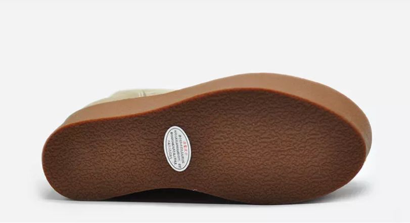 Retro Women's Shoes - New Style Thick-soled Ankle Boots, Women's Waterproof Platform Slip-on Short Boots, Genuine Leather