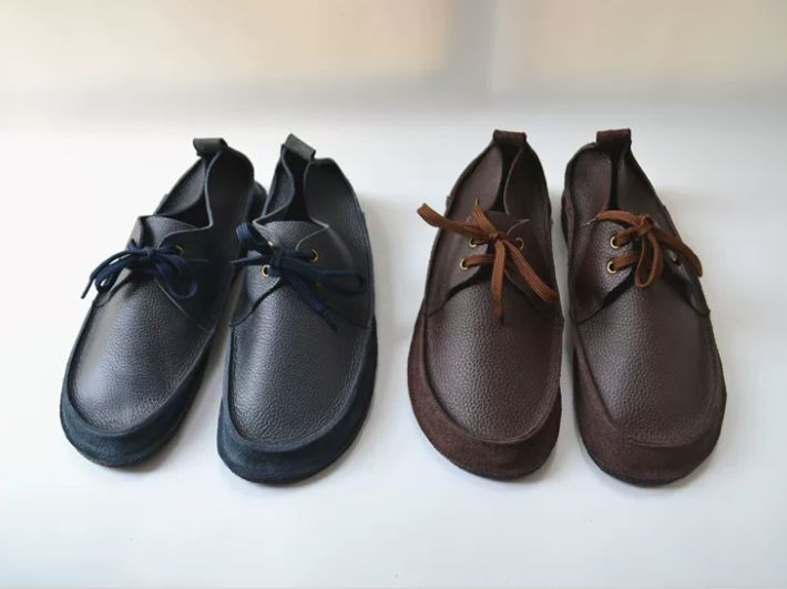 Handmade Leather Flat Shoes for Men
