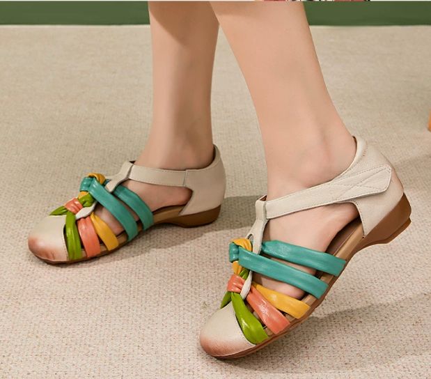 2026 Summer New Style Leather Sandals for Women